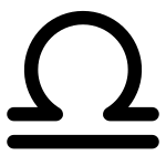 Horoscope Libra SVG Icon